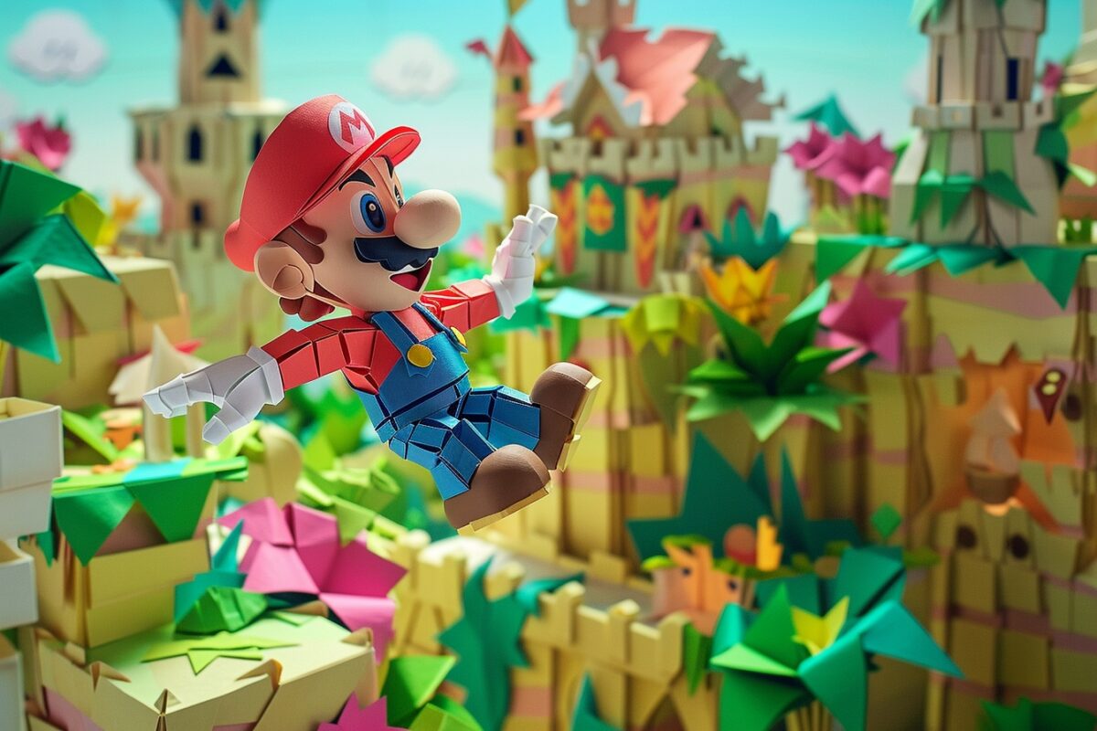 Partez à l'aventure avec le remake de "Paper Mario : La Porte Millénaire", une expérience vidéoludique qui transcende le papier