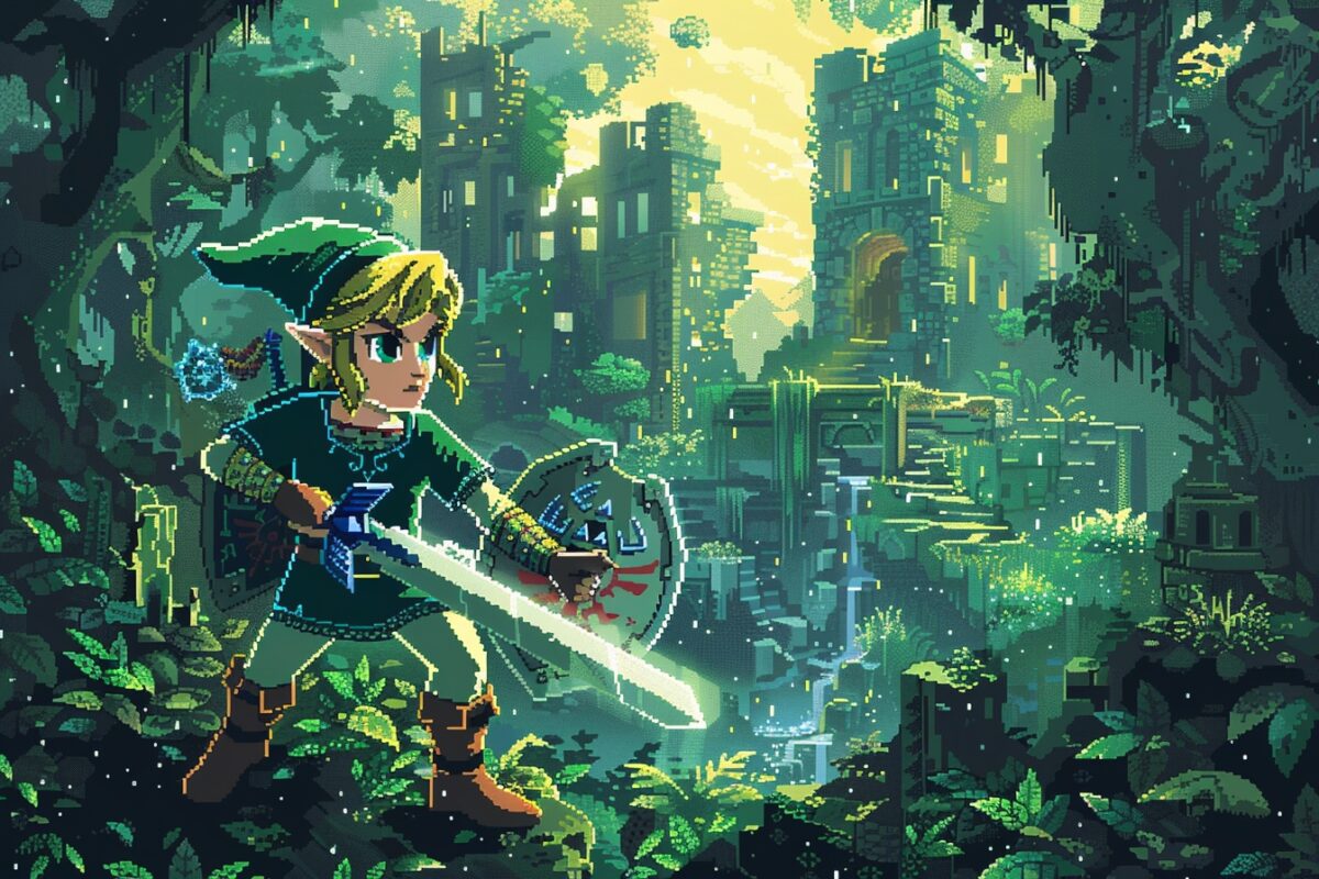 Plongez dans l'univers nostalgique de Castaway : Hommage unique aux légendaires Zelda 2D