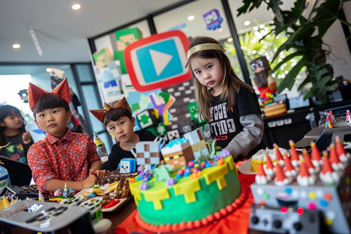 Quand Minecraft rencontre YouTube pour un anniversaire magique : une collaboration qui marque les esprits